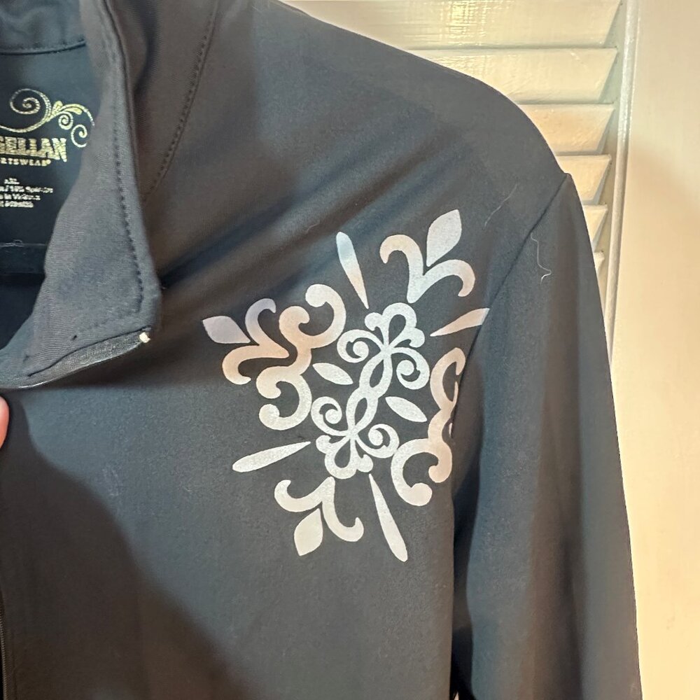 Magellan Full Zip-Up Performance Jacket Black Siz… - image 2